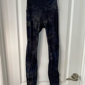 Lululemon  Black Tie-Dye Leggings